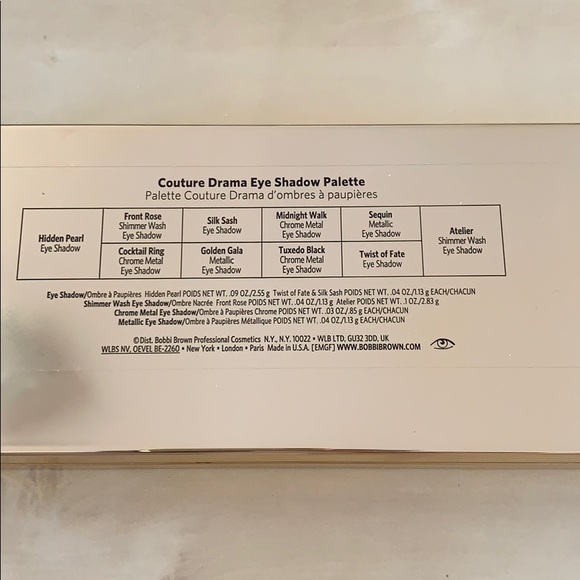 COPY - Bobbie Brown Couture Drama Eye Shadow Palette - Picture 4 of 5